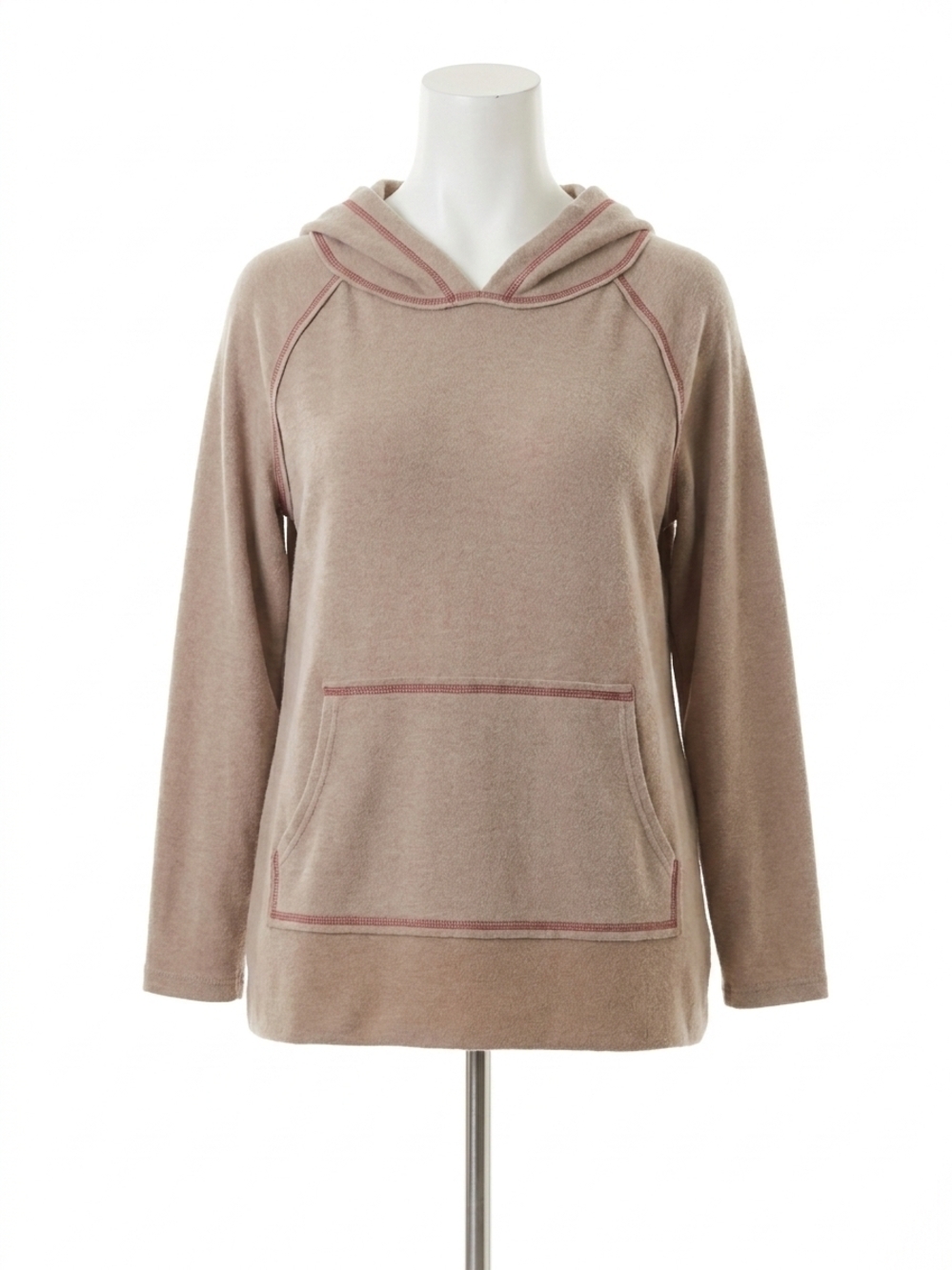 NEW HONEYME kangaroo pocket sweater in mocha